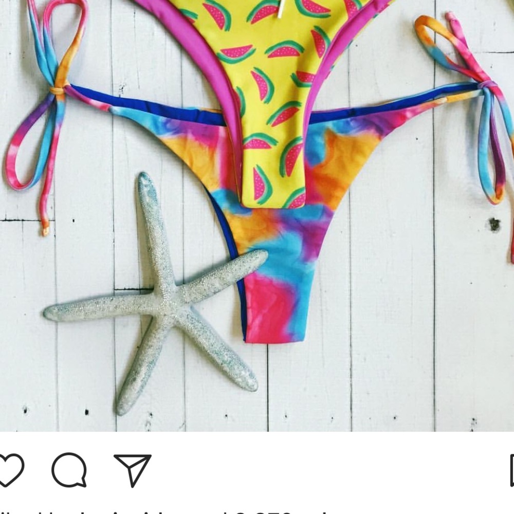 Moana Bikini - Glow Worm Tie Side